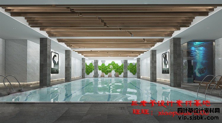 新瑜伽馆会所健身房3d模型体育器材3Dmax效果图设计素材-第58张图片