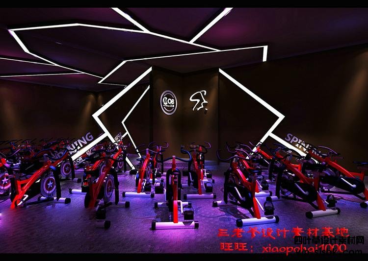 新瑜伽馆会所健身房3d模型体育器材3Dmax效果图设计素材-第69张图片