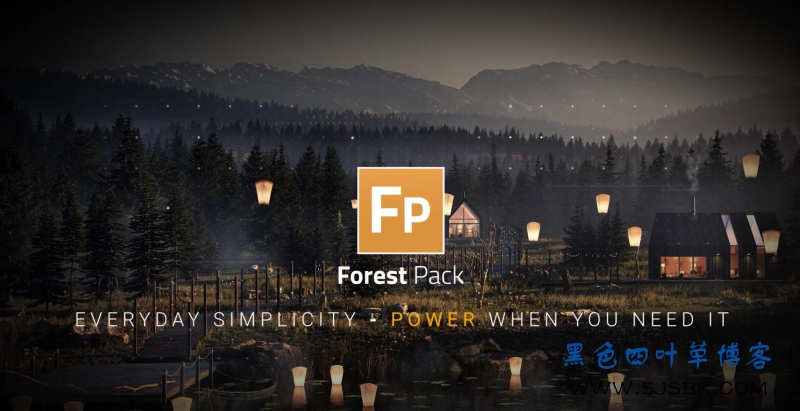 Forest Pack6.3.0汉化种植森林插件，3D2014-2021可用带安装使用教程-第4张图片